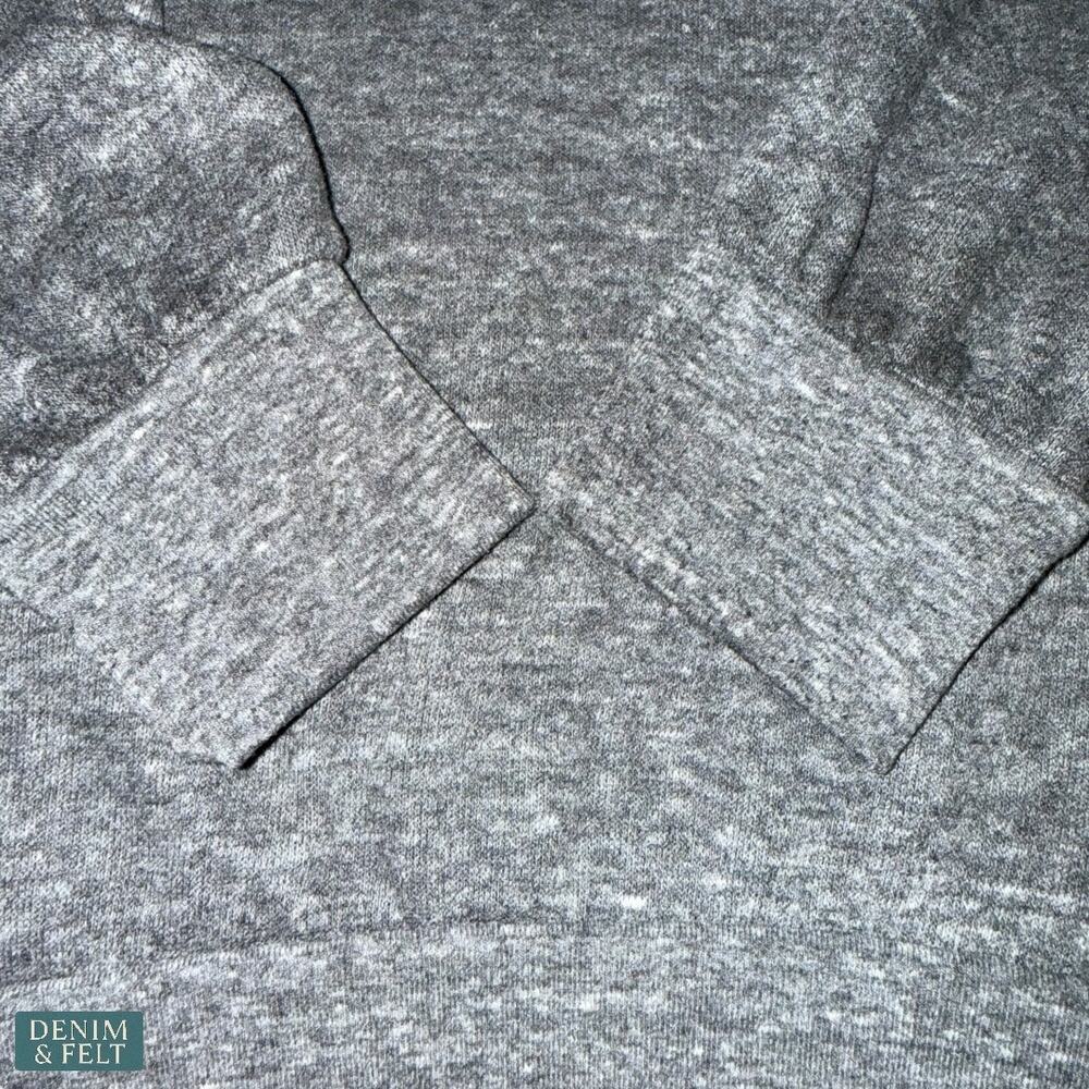 Aviator Nation Smiley Face Crewneck Sweatshirt Heather Grey Pullover Unisex M - Picture 3 of 8